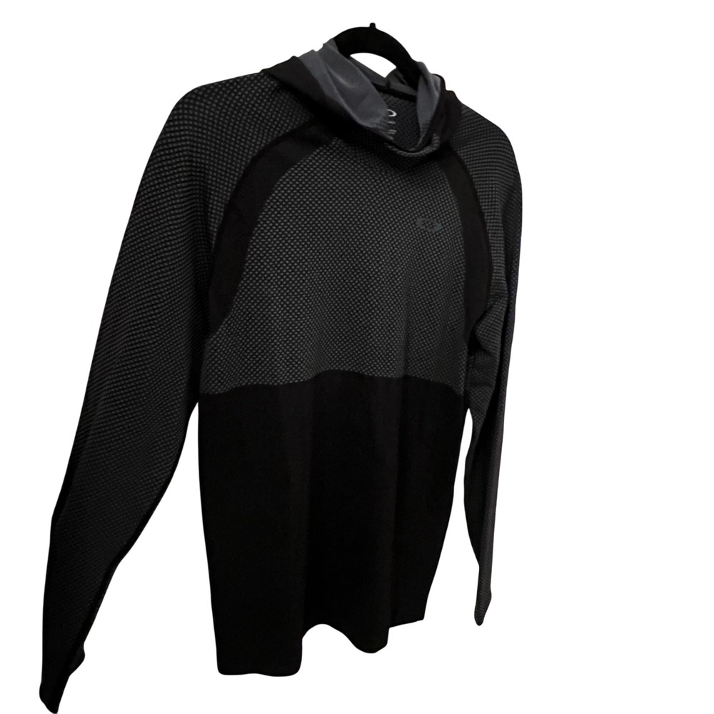 Oakley 3rd-G O-Fit Form Hoodie. Black & Grey. Mens Size Medium View 2